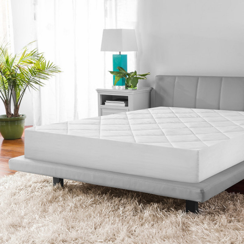 BioPEDIC Microshield Quilted Antimicrobial Mattress Pad & Reviews Wayfair